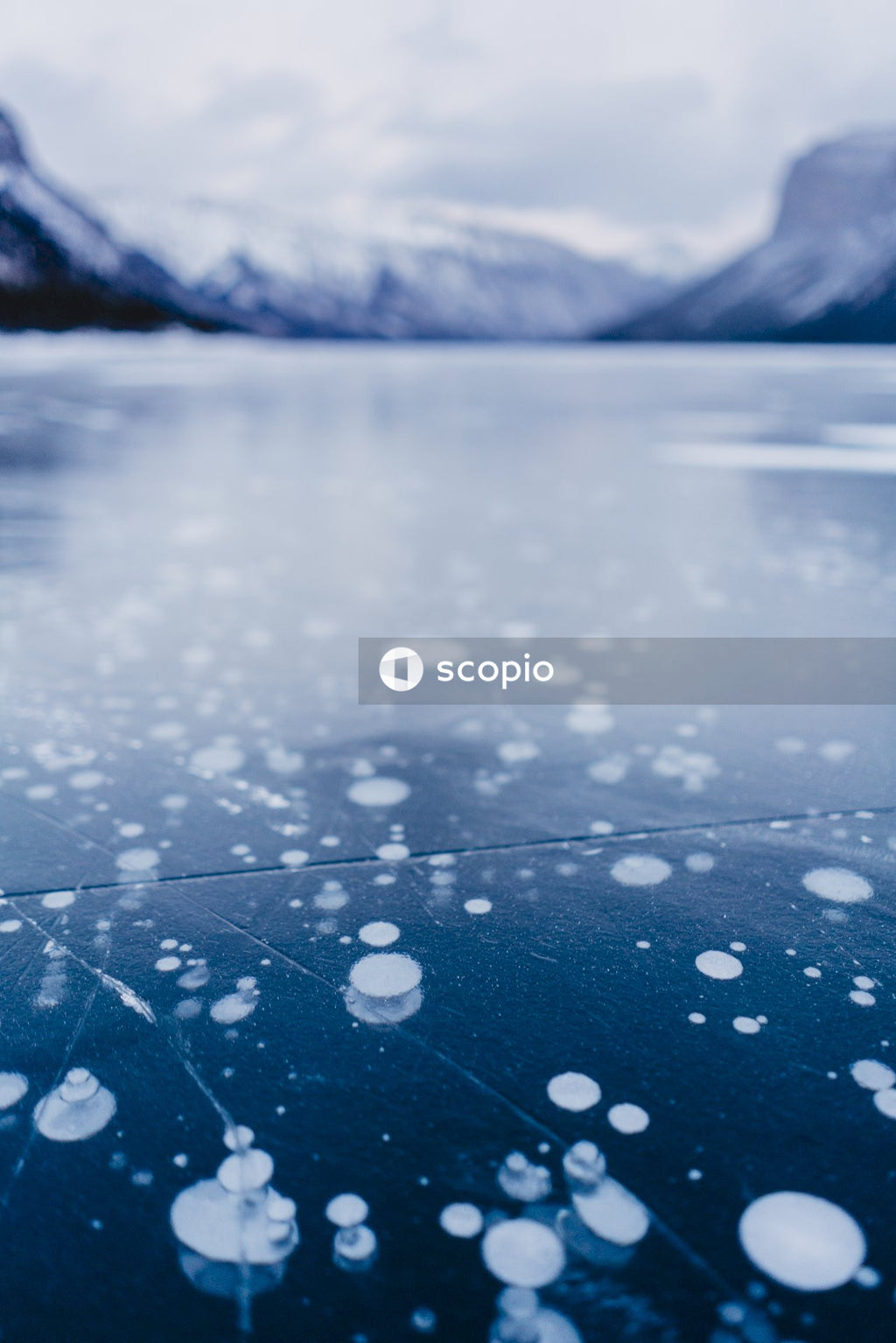 Water droplets on a blue surface