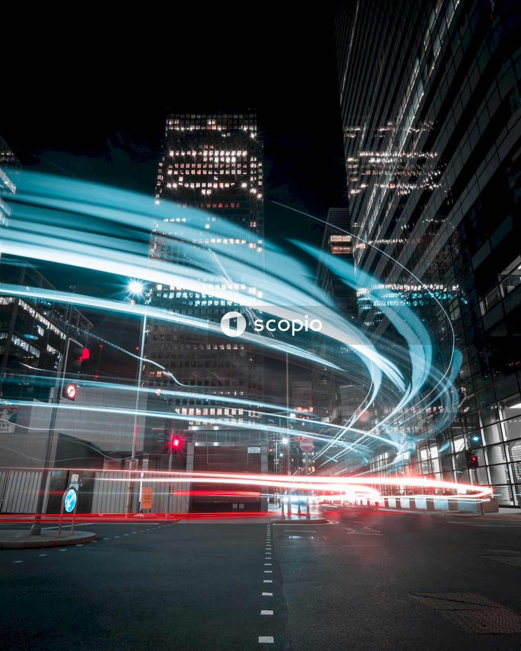 Time-lapse of city light during nighttime