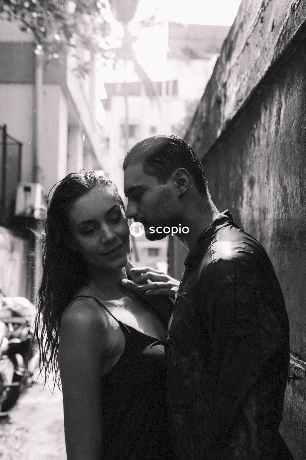 Man and woman standing beside each other
