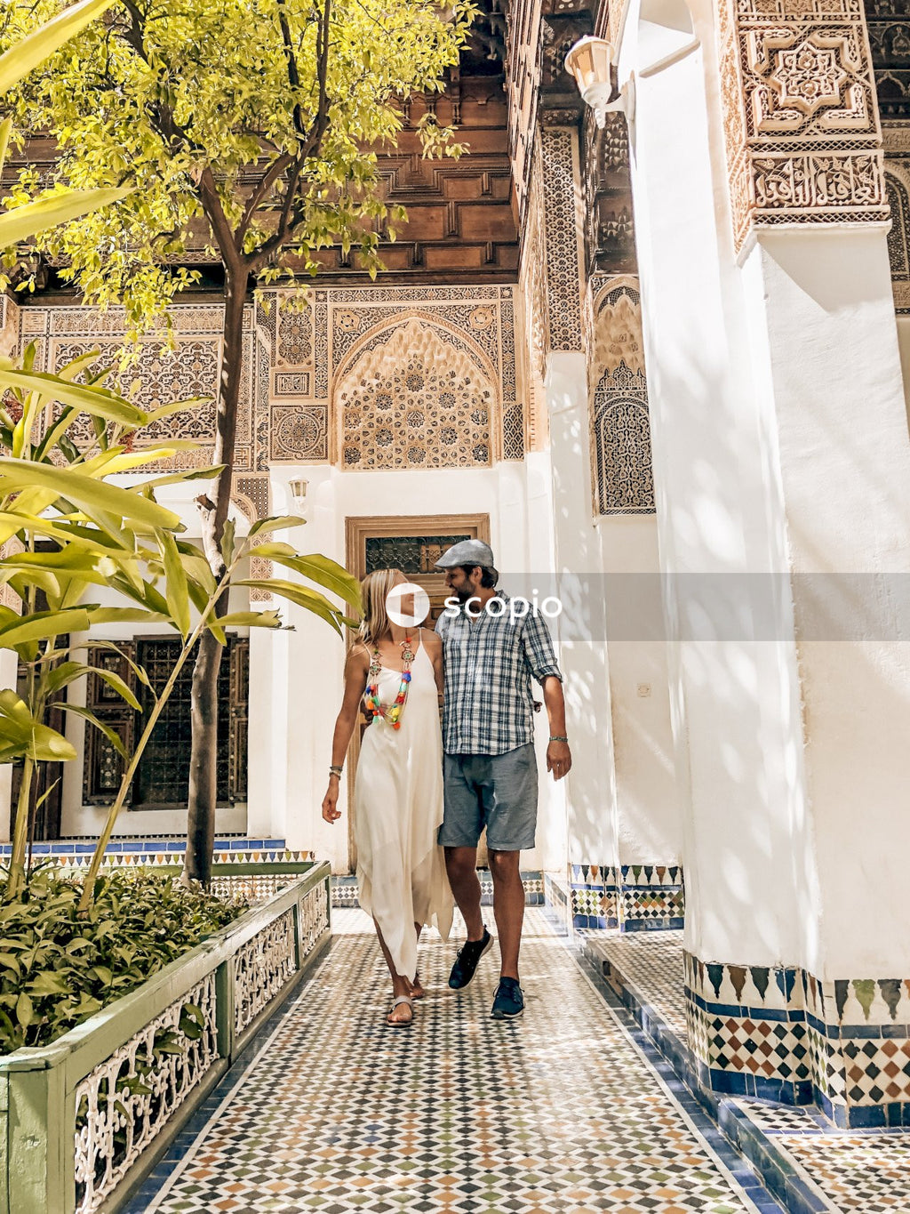 Couple in temple