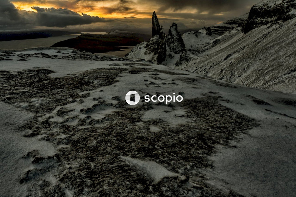 Snow covered mountain