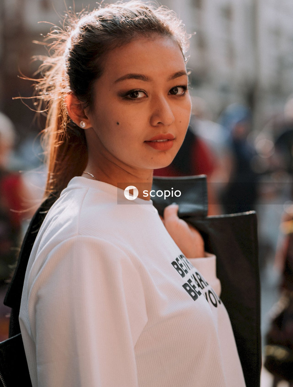 Woman at market