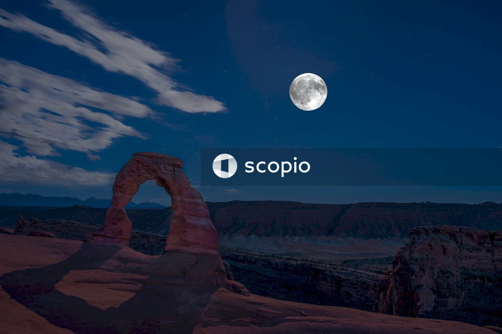 Desert’s Natural Bridge Welcomes the Full Moon’s Rise