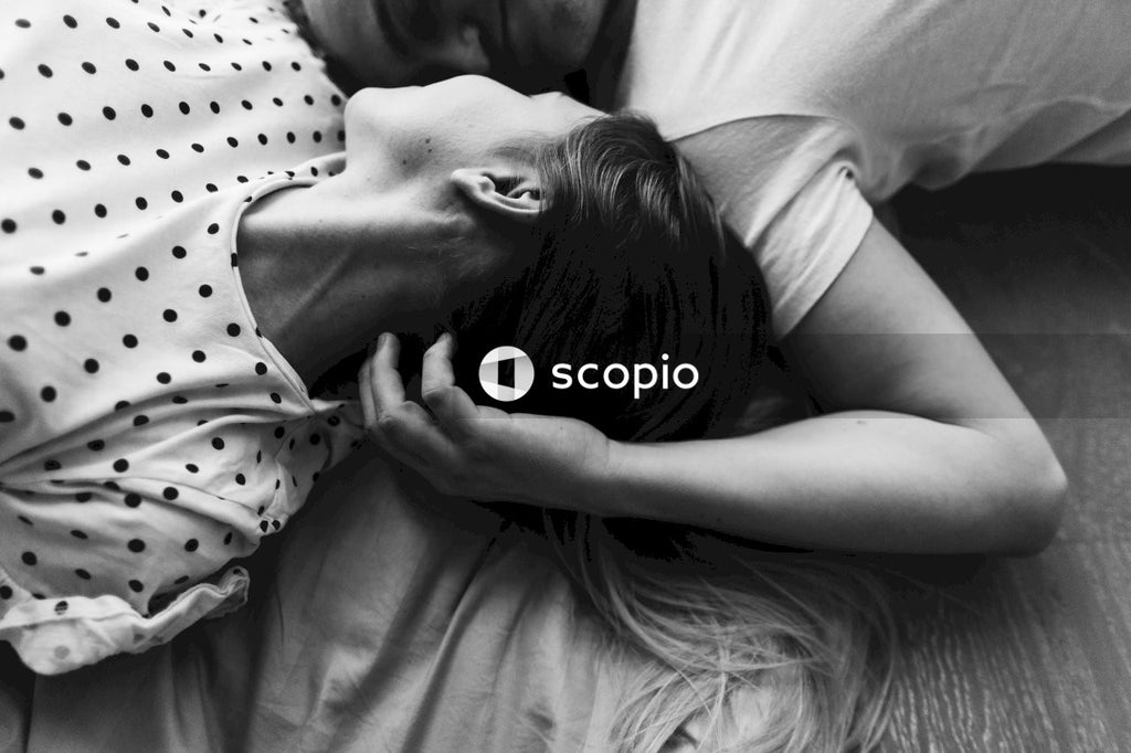 Couple lying on floor