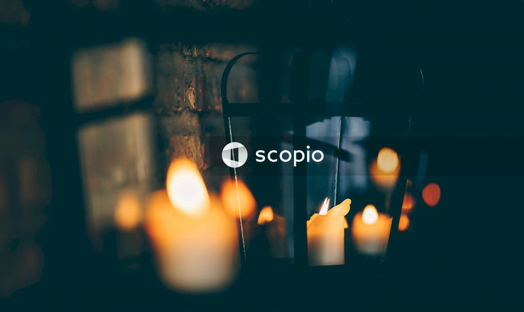 Beacon of Light in Darkness a Candle in Lantern