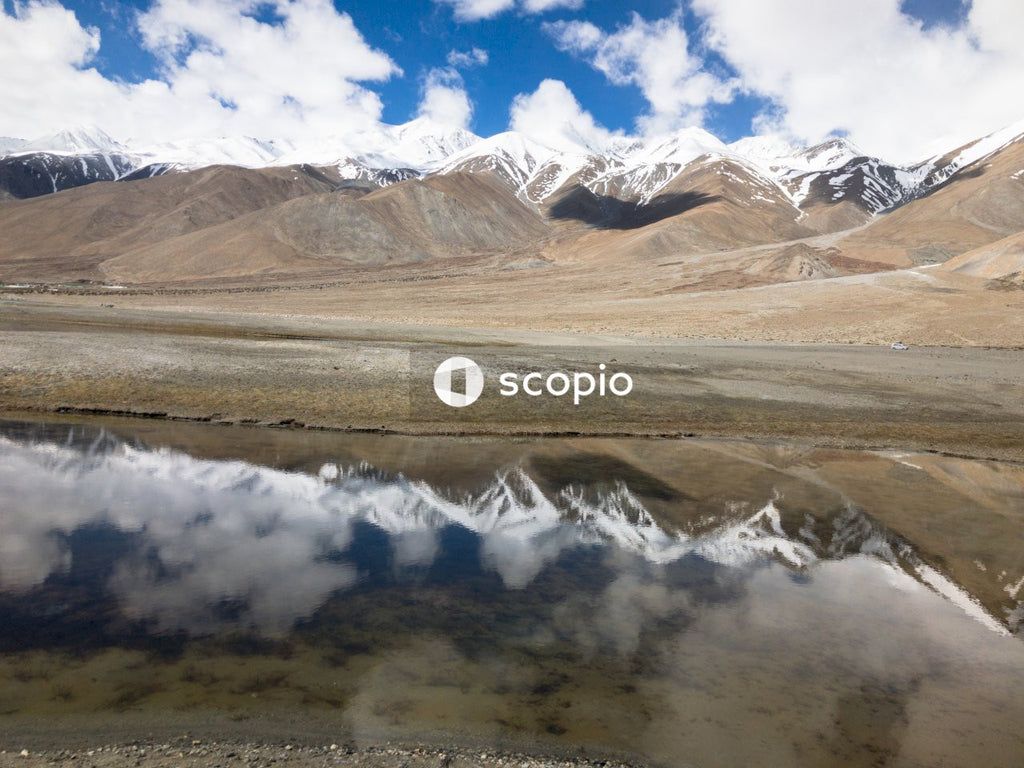 Water reflect clouds
