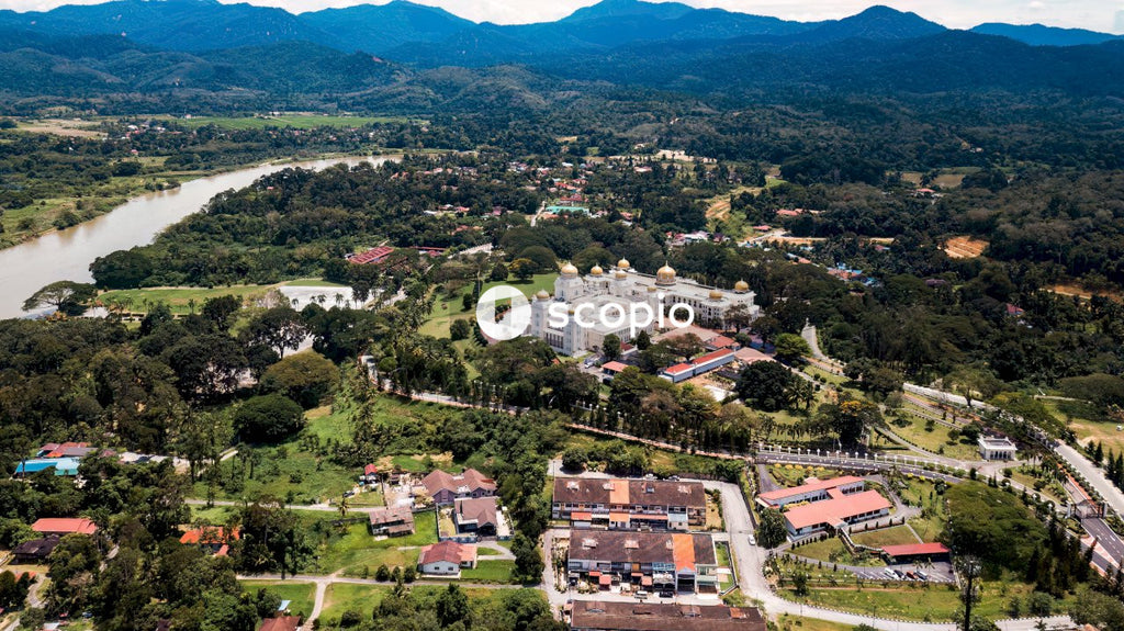 Aerial view of city