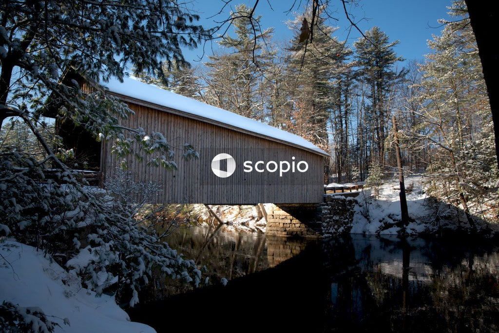 Brown wooden house near trees and river