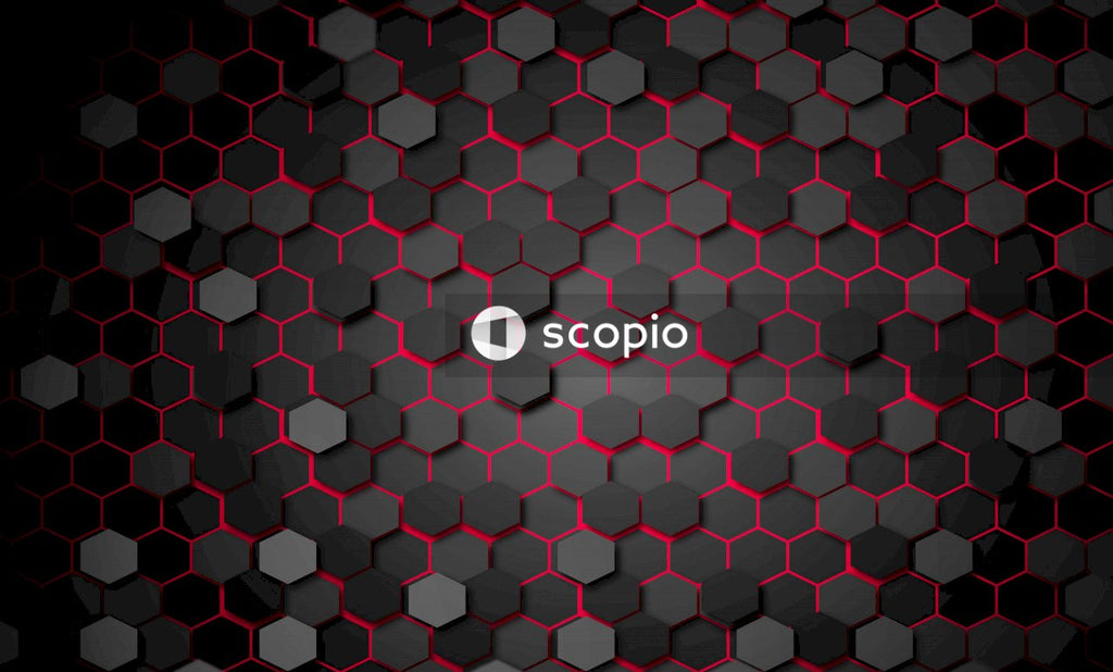 Black and red circle pattern