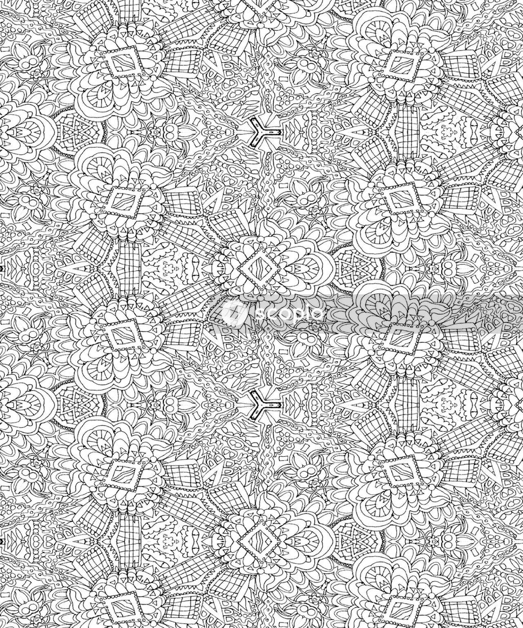 Black and white abstract illustration