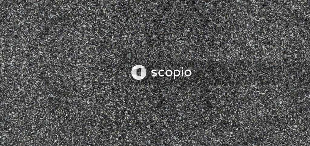 Black and white granite counter top