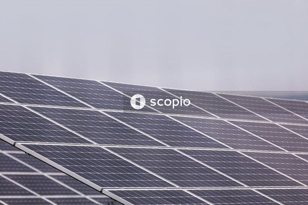 Black and white solar panels