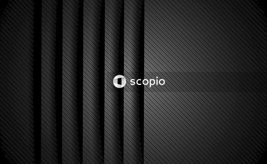 Black and white striped textile