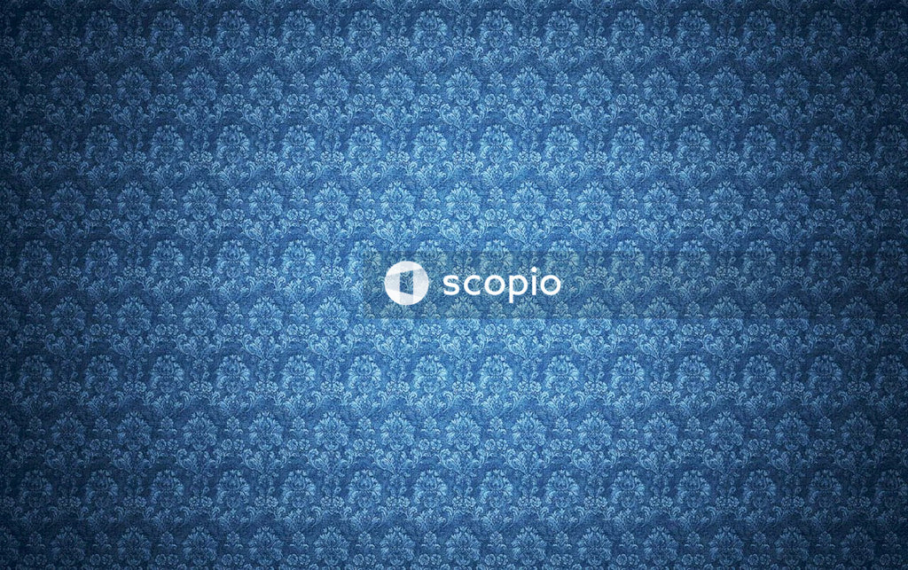 Blue and black chevron textile