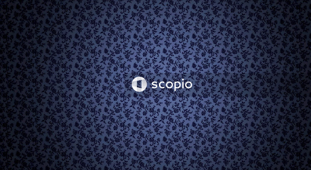 Blue and white floral textile