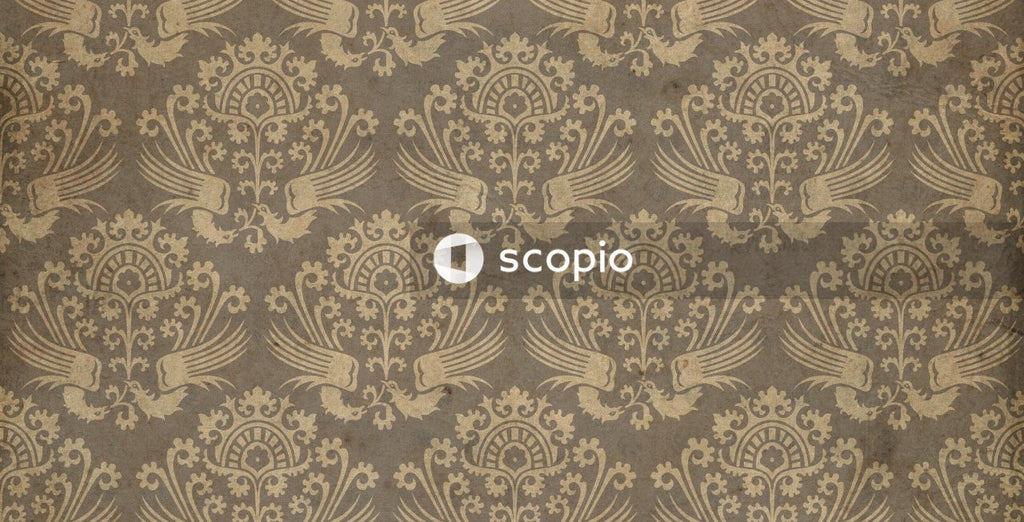Blue and white floral textile