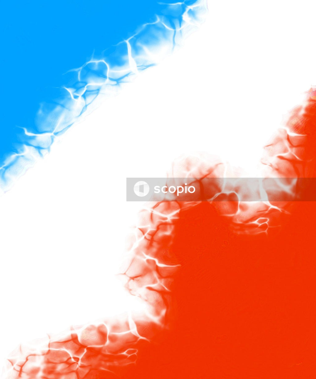 Blue and white smoke illustration