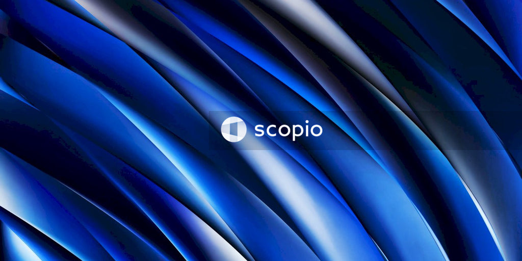 Blue and white spiral light