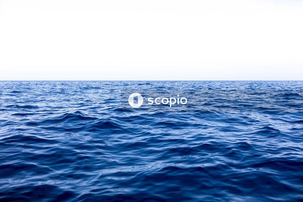 Blue sea water