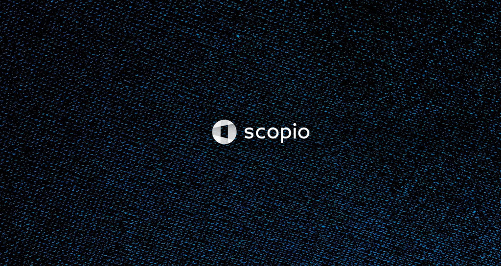 Blue textile with white line