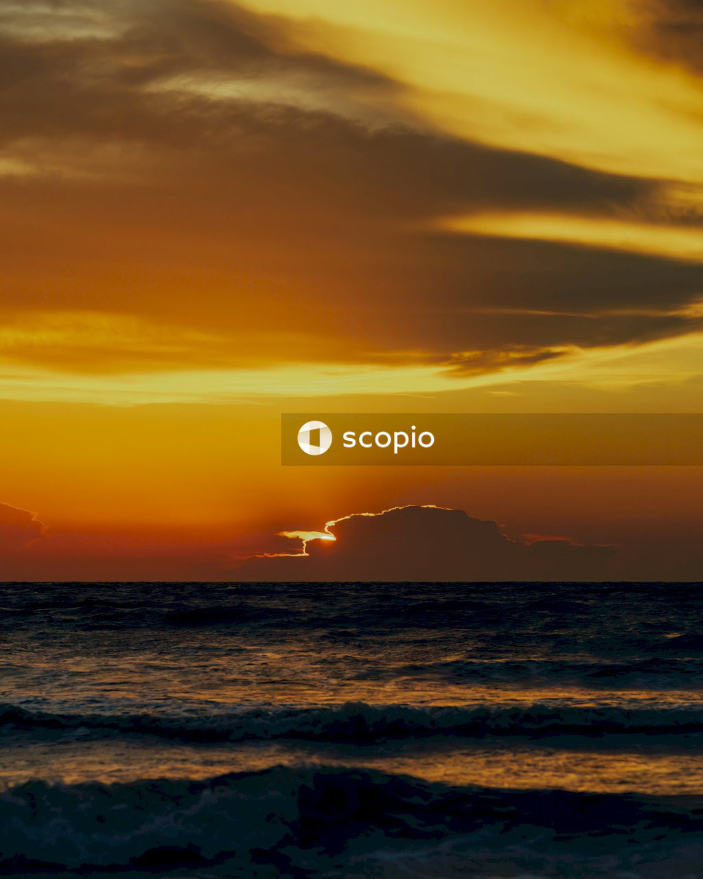 Body of water during sunset