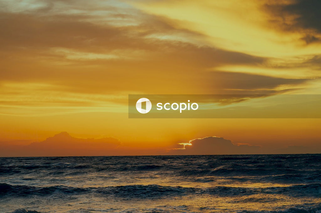 Body of water during sunset
