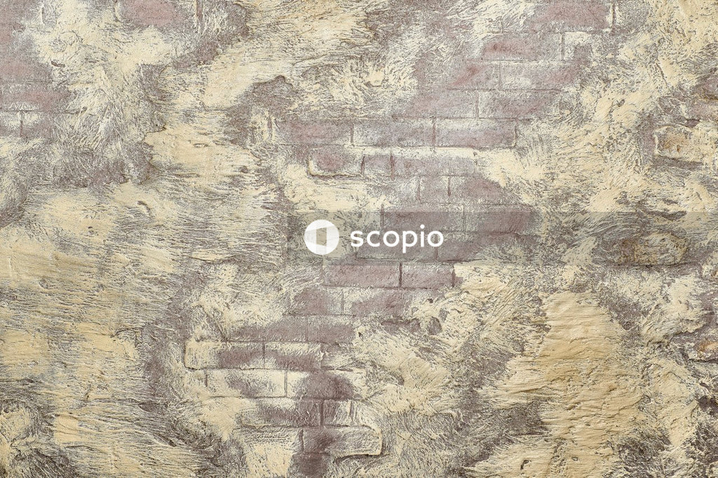Brown and beige abstract painting