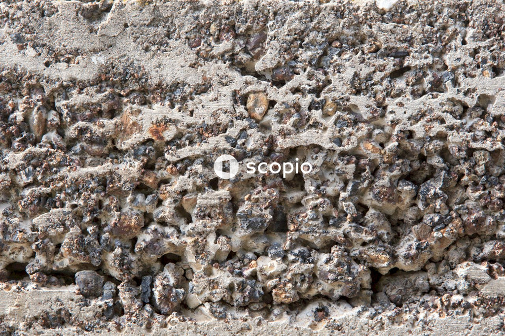 Brown and gray stone fragments