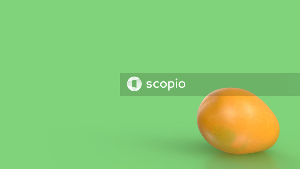 Brown egg on green surface