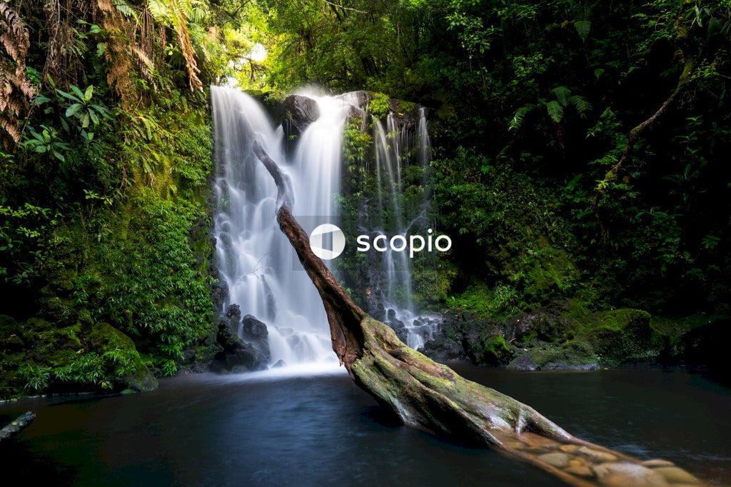 Time lapse photography of waterfalls
