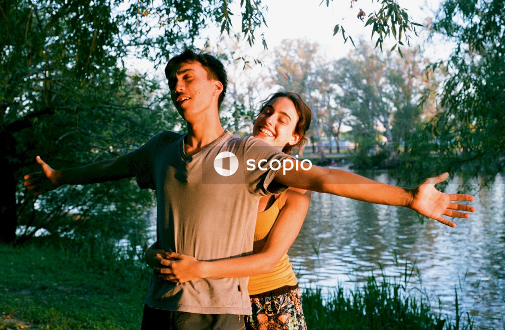 Couple at lake