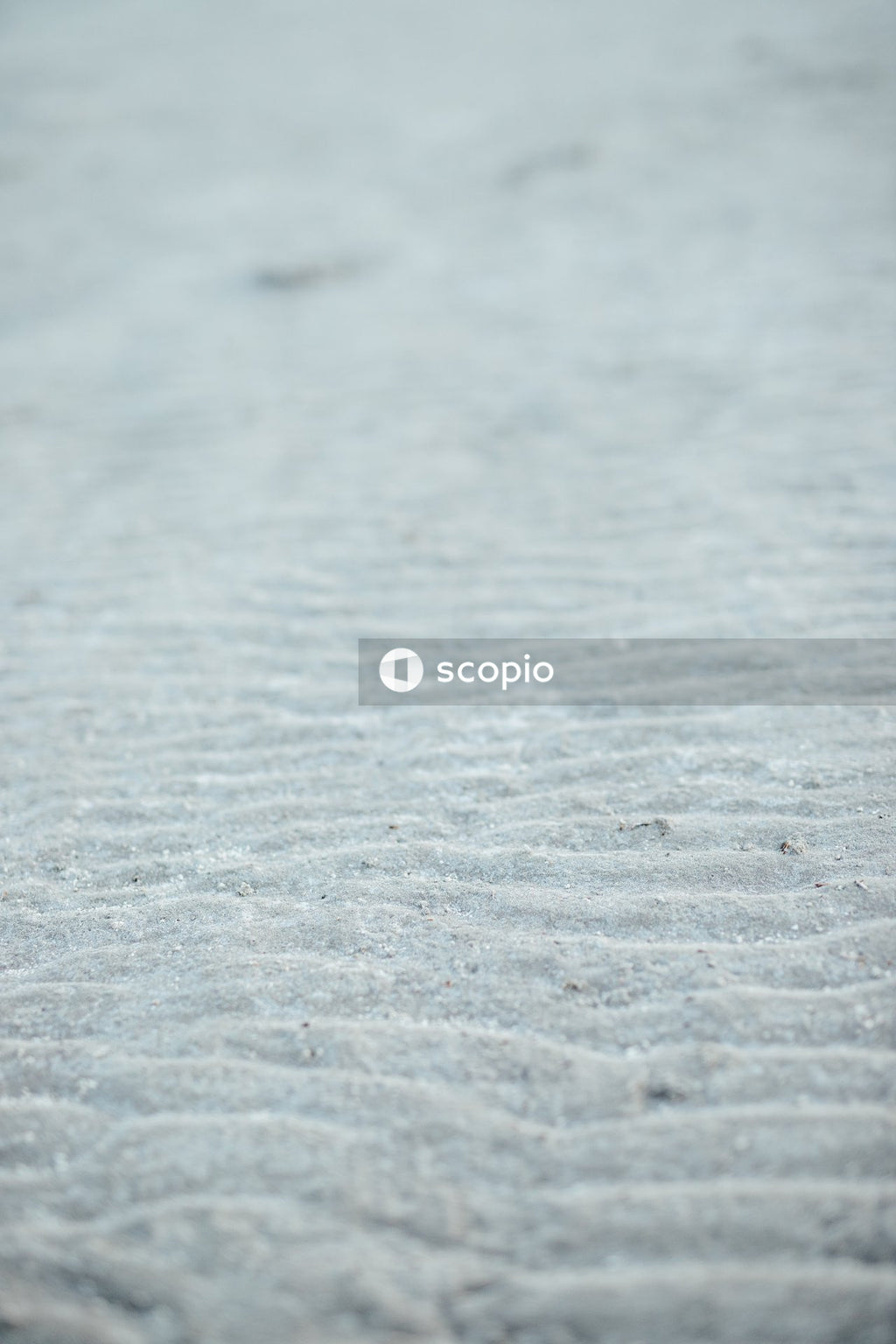Close up photo of white sand