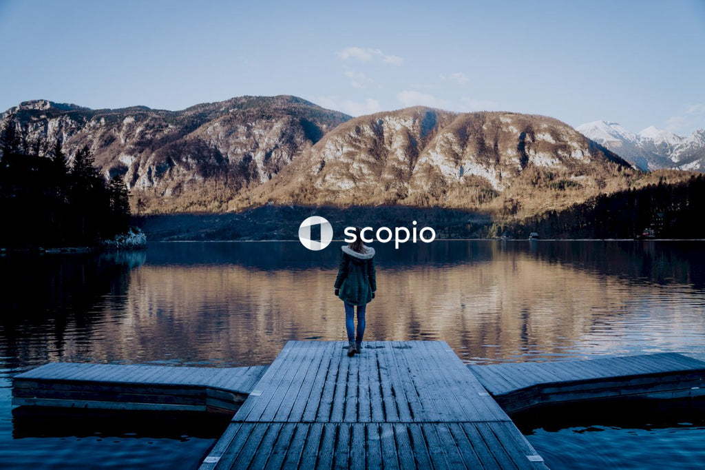 Serene Moment on the Lake With Stunning Mountain View