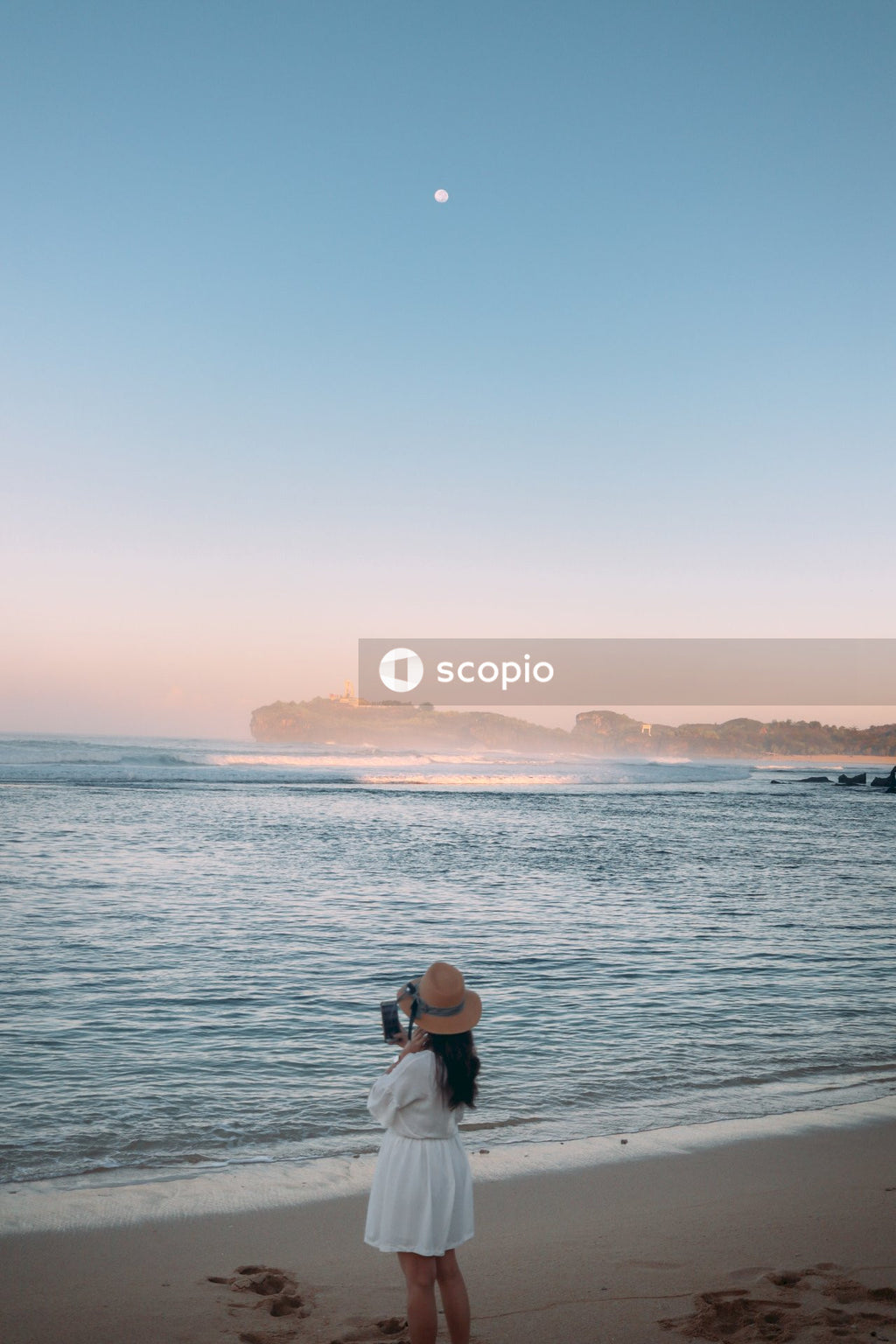 Woman on beach