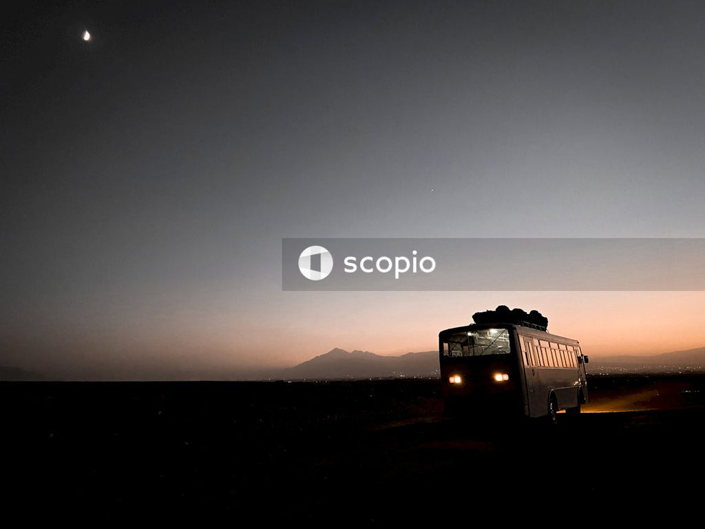 Desert during sunset