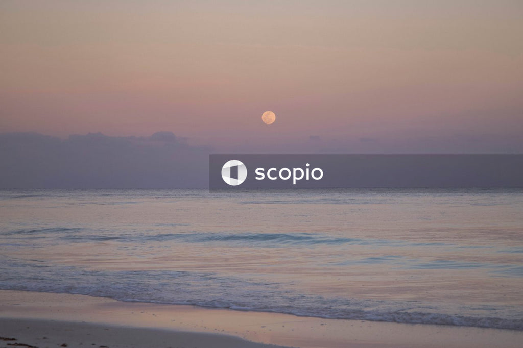 Body of water during sunset