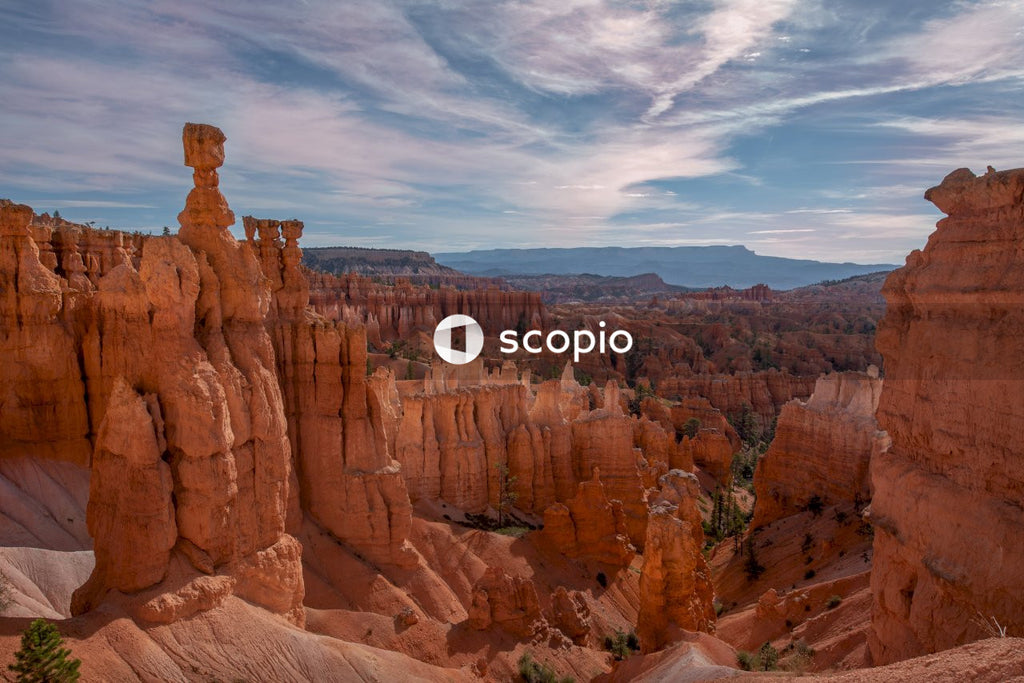 Brown rock formation under blue sky
