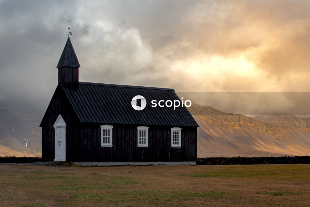 Budir church in Staðarsveit,  Iceland