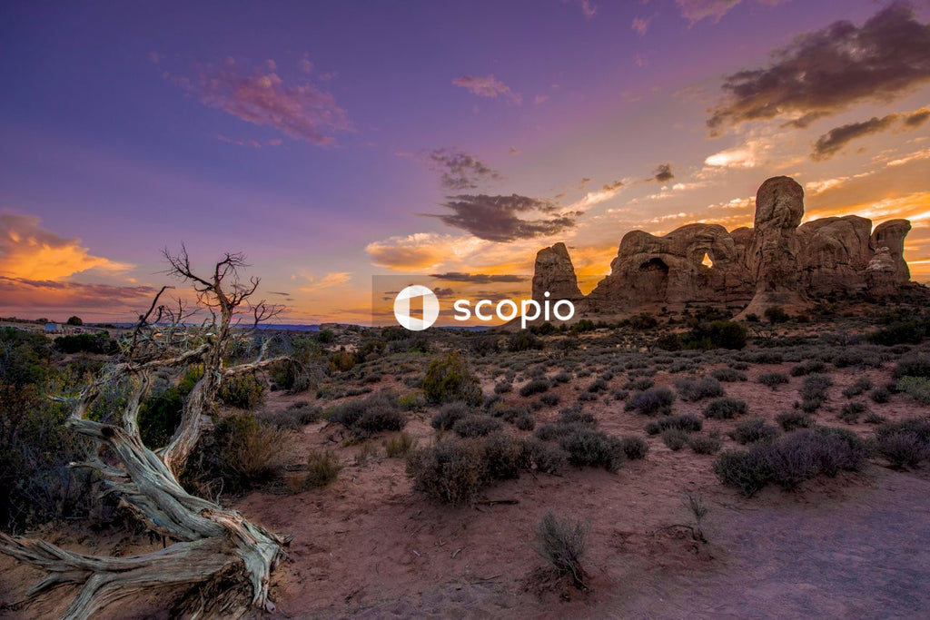 Sunset in Arches