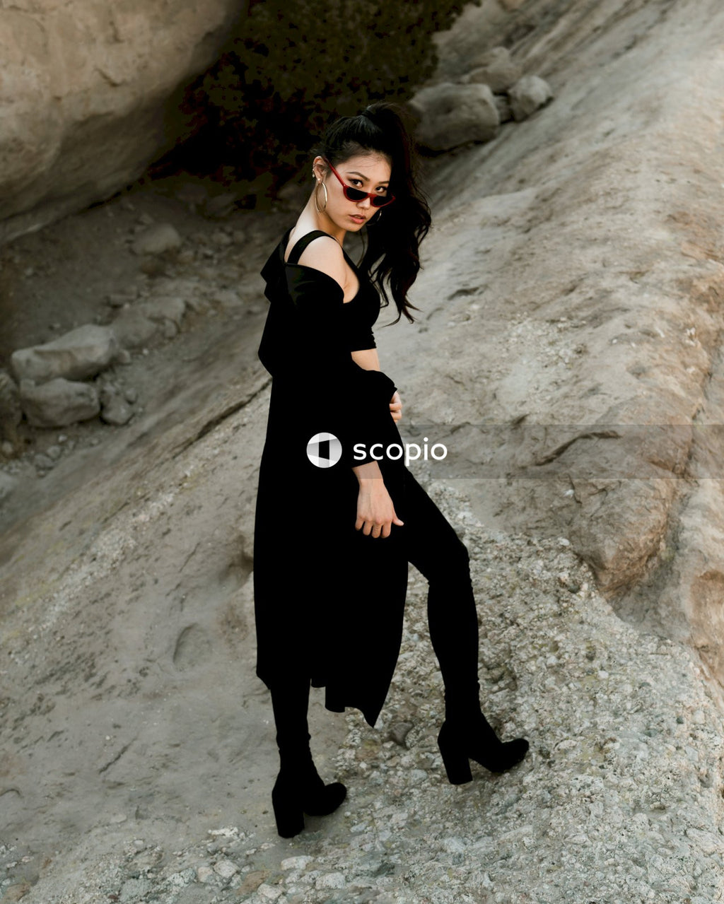 Black coat