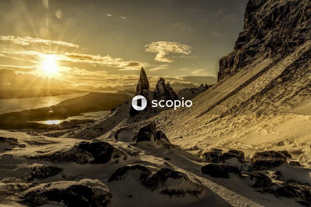 Snow covered mountain