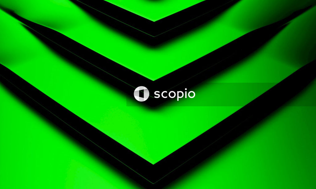 Green and black striped illustration