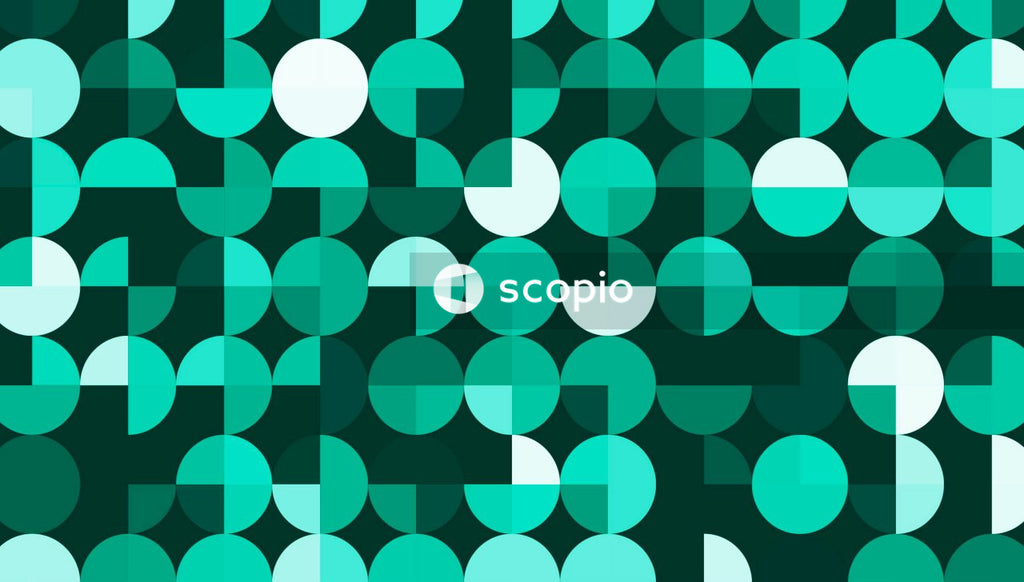 Green and white polka dot pattern