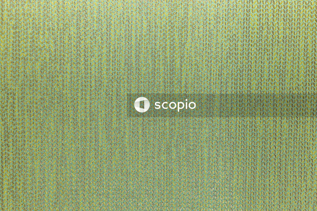 Green textile in close up image