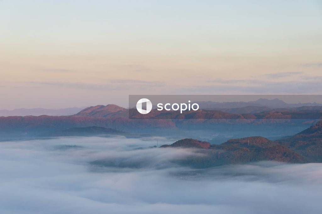 Mountains and clouds