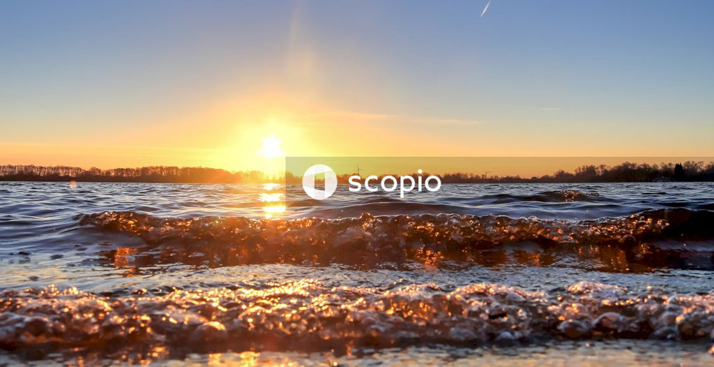 Ocean waves during golden hour