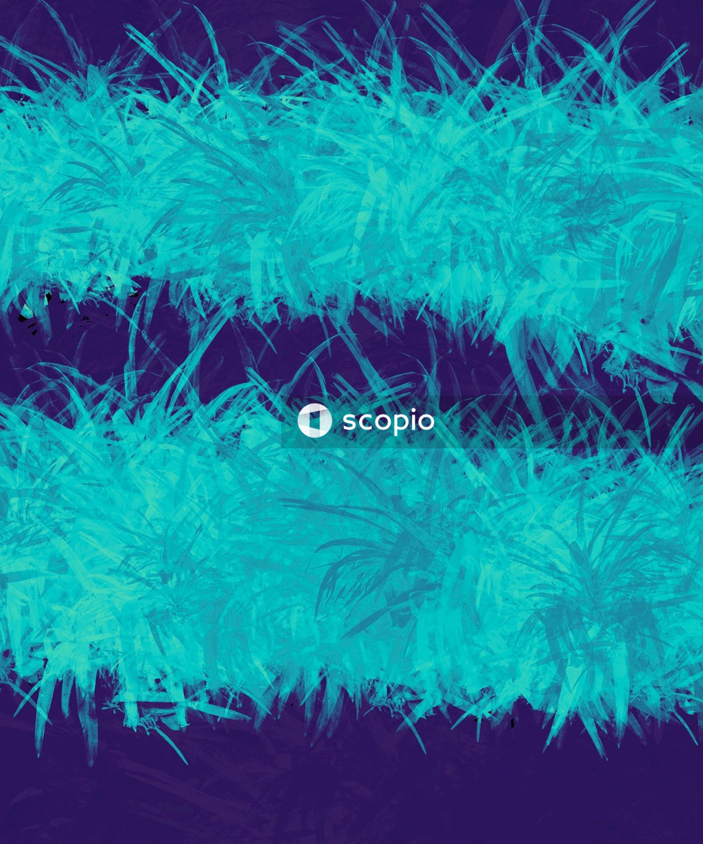 Pink and blue fur textile