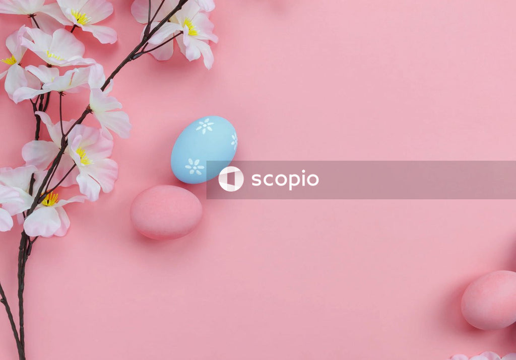 Pink and white flowers on pink surface