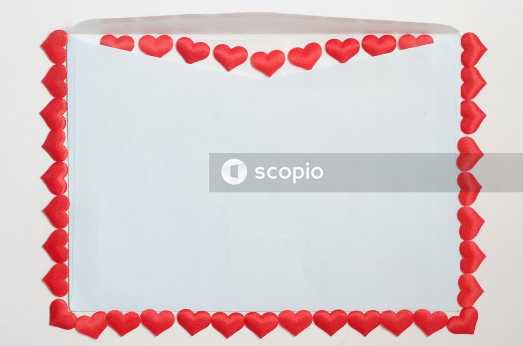 Pink and white frame illustration