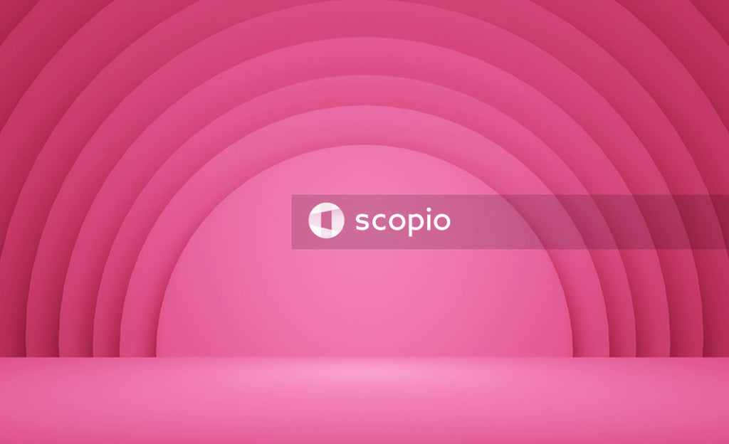 Pink and white swirl illustration